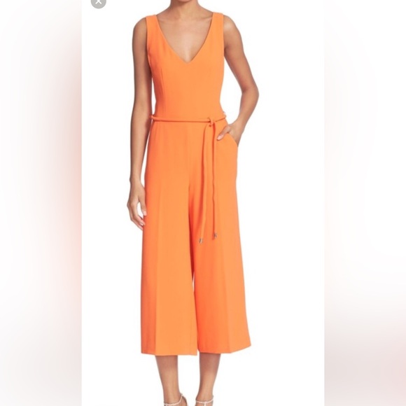 Trina Turk Pants - Trina Turk Deann Jumpsuit Wide Leg Crop